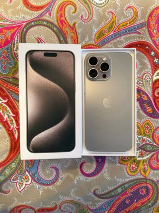 iPhone 15 Pro Max, Natural Titanium, 256GB