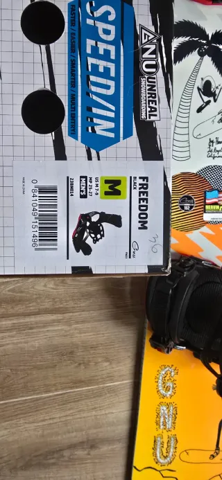 Fijaciones Snowboard GNU Semiautomáticas