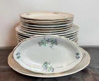 Antigua Vajilla San Claudio Porcelana