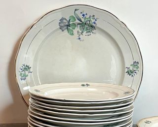 Antigua Vajilla San Claudio Porcelana