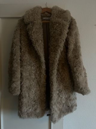 Abrigo Mango Talla M Beige