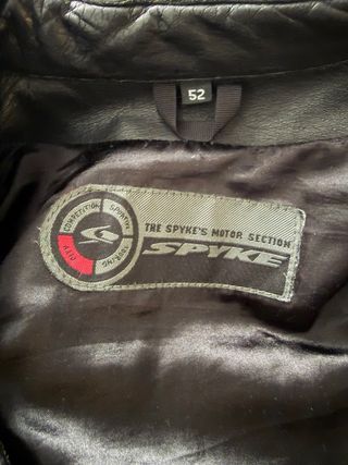 Chaqueta de cuero para moto Spyke Talla 52