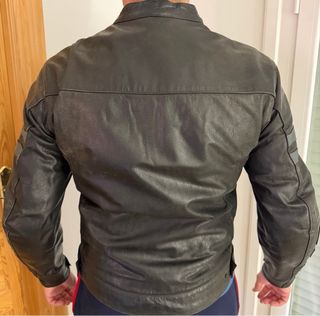 Chaqueta de cuero para moto Spyke Talla 52