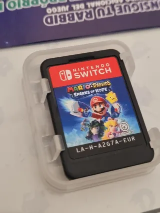 Lote 2 juegos Super Mario Odyssey y rabbids