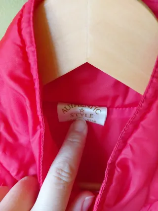 Chaleco acolchado rojo