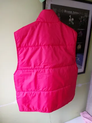 Chaleco acolchado rojo