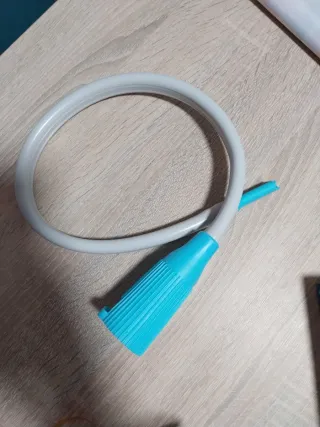 Tubo flexible aspiradora azul