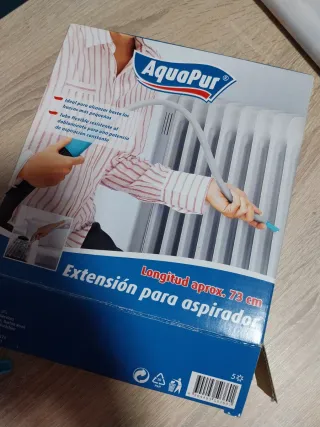 Tubo flexible aspiradora azul