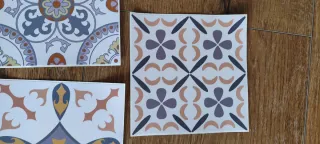 9 Etiquetas adhesivas decoración