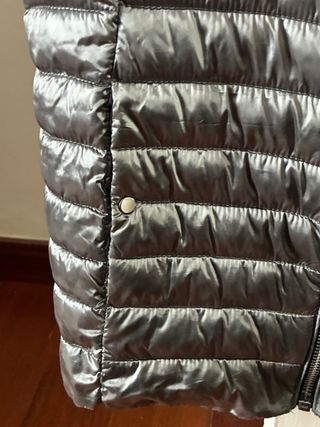 Plumífero Mango plateado