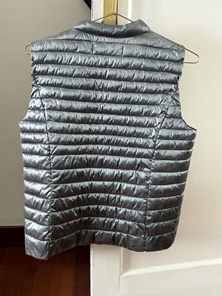 Plumífero Mango plateado