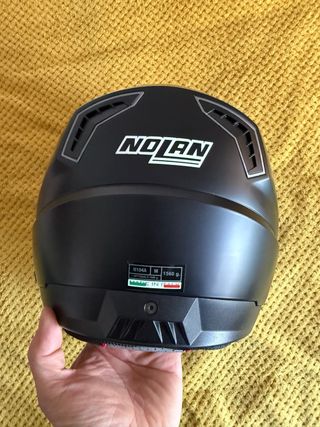 Casco Moto Talla M Negro Rojo