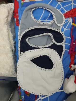 Lote 3 baberos bebé