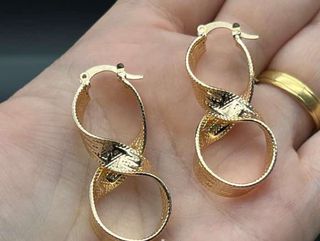 Pendientes Ocho Greca Dorados