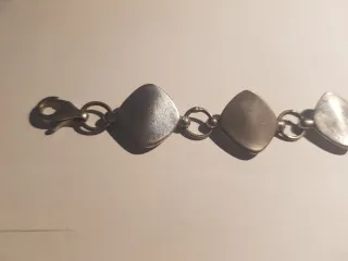 #1192 pulsera plata de ley 925 17,5cm