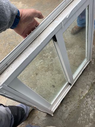 Ventana aluminio doble acristalamiento 80x80