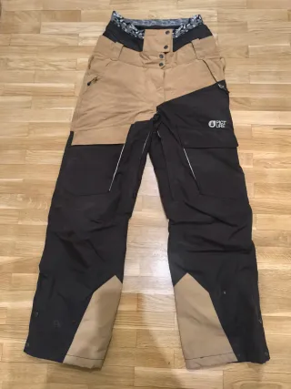 Pantalón Picture Beige y Negro talla M.