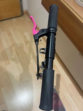 Patinete Oxelo gris y rosa