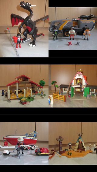 Playmobil Dragón, Vehículo, Granja y Barco