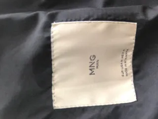 Cazadora de cuero Mango negra