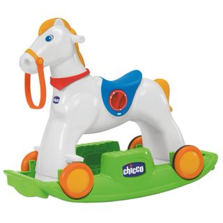 Caballo correpasillos y balancín Chicco