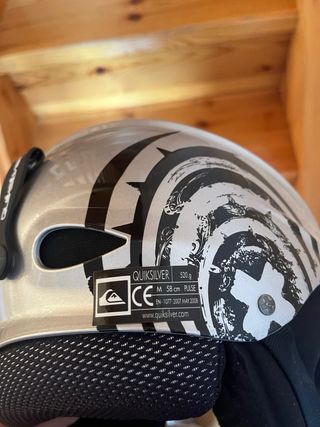 Casco Quiksilver Esquí Plata