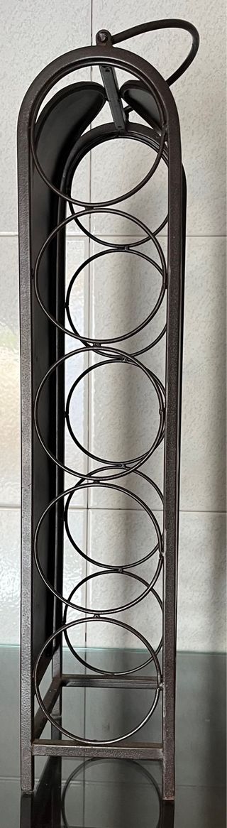 Estante de vino forja metal