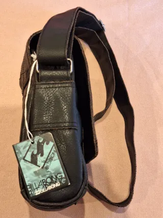 Bolso bandolera Billabong negro y marrón