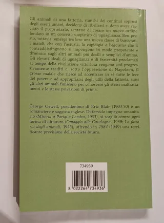 Romanzo "La fattoria degli animali" - George Orwel
