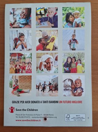 Calendario da parete 2026 Save the Children