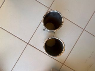 Puntas de escape cromadas para coche