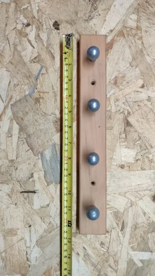 Appendiabiti Ikea Flang legno e metallo