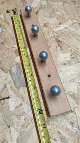 Appendiabiti Ikea Flang legno e metallo