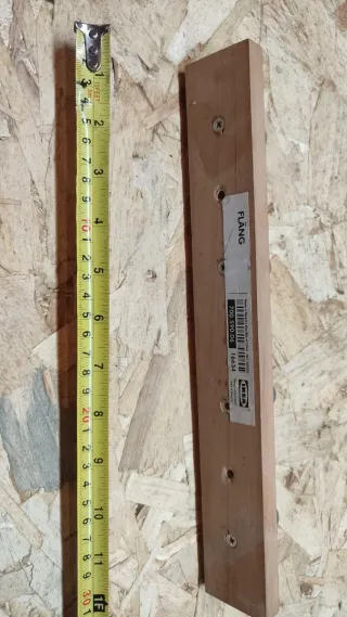 Appendiabiti Ikea Flang legno e metallo