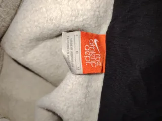 Felpa Nike con cappuccio grigia e nera