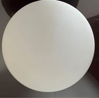 Plafón redondo blanco