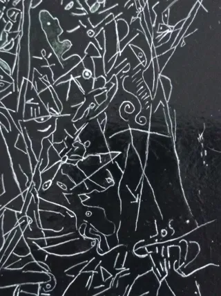 Arte original blanco y negro