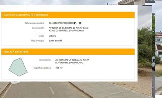 Terreno en venta en Ponent - Barri de França en Vendrell, El