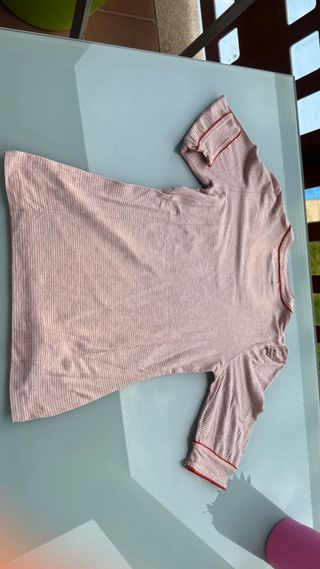 Camiseta Tintoretto Talla S Rayas naranjas