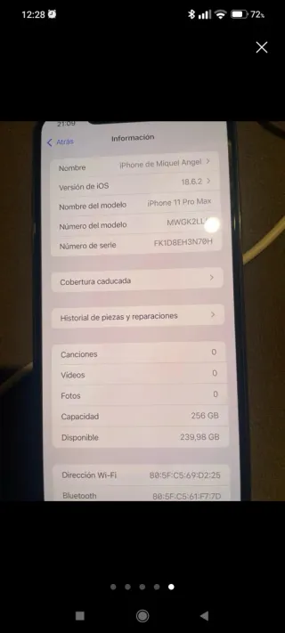 iPhone 11 Pro Max 256GB Grigio Siderale
