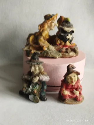 Lote 3 figuras brujitas suerte