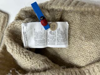 Maglione beige bimbo trecce