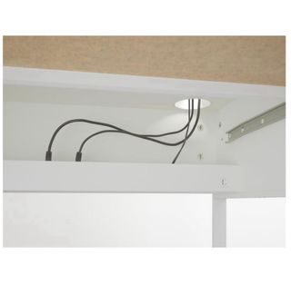 Mesa de escritorio blanca