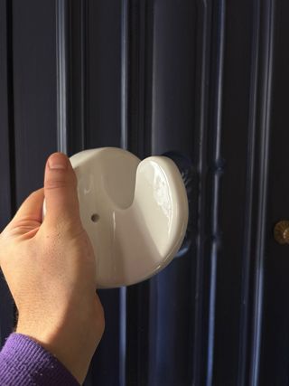 Portasciugamani + portarotolo vintage ceramica