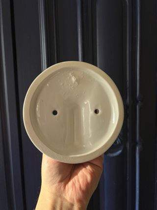 Portasciugamani + portarotolo vintage ceramica