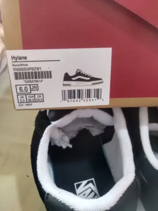 Vans Hylane Negro/Blanco