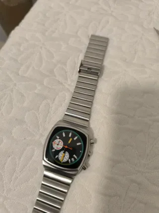 Reloj Vintage Cronógrafo Negro