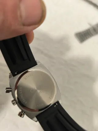 Reloj Vintage Cronógrafo Negro