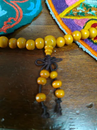 Collana meditazione legno mala