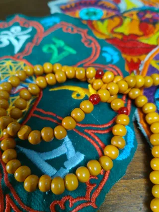 Collana meditazione legno mala